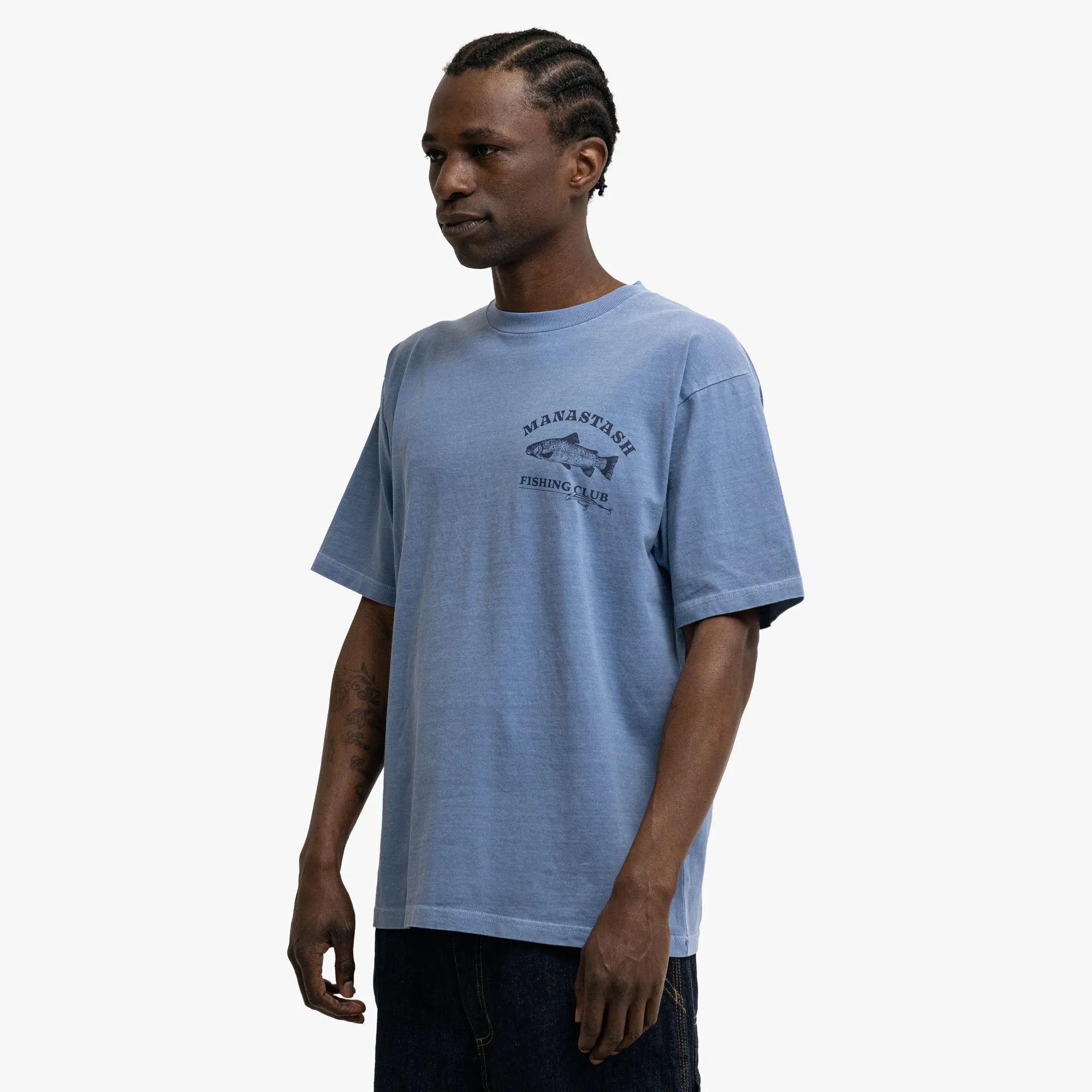 Manastash Pumice Lure T-Shirt Blue