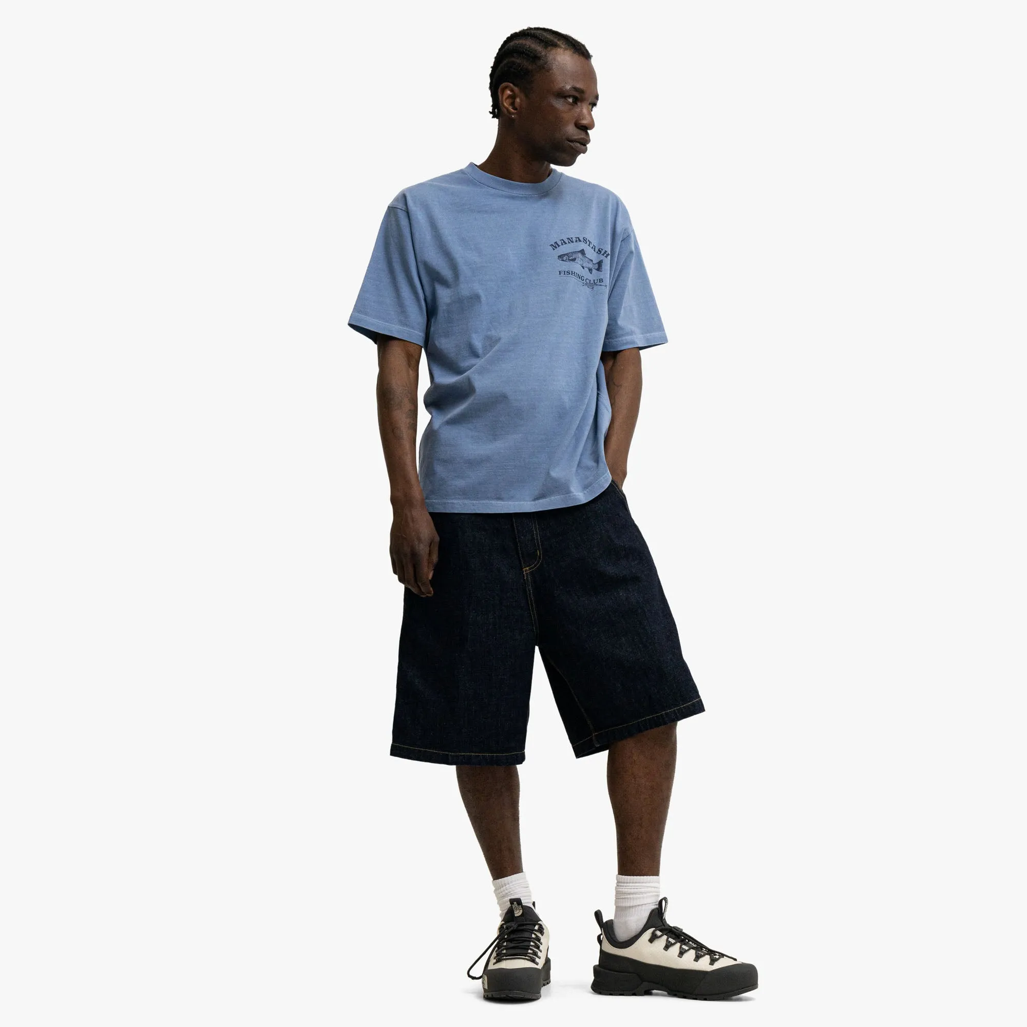 Manastash Pumice Lure T-Shirt Blue