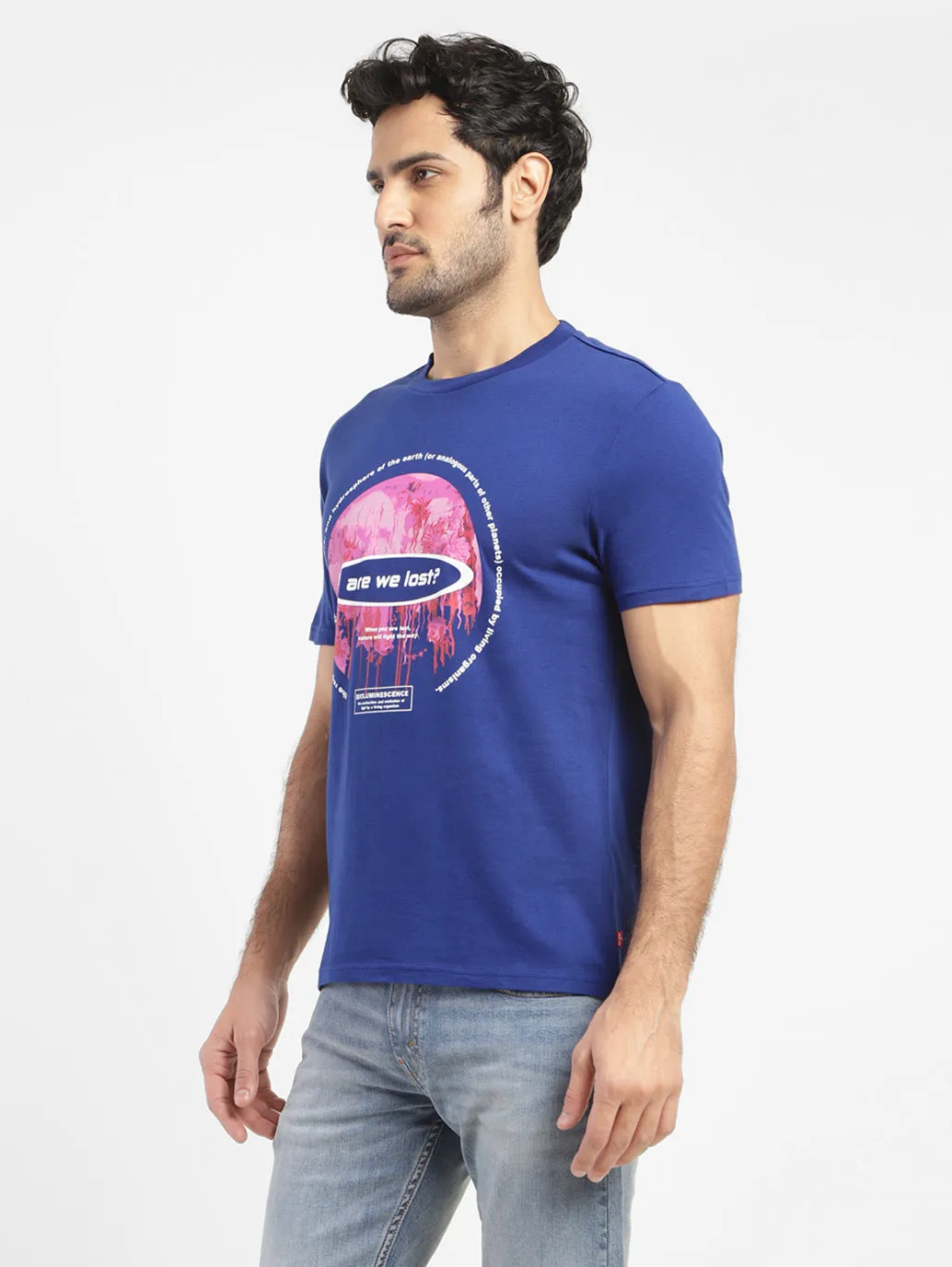 Men's Graphic Print Crew Neck T-shirt LEVI'S