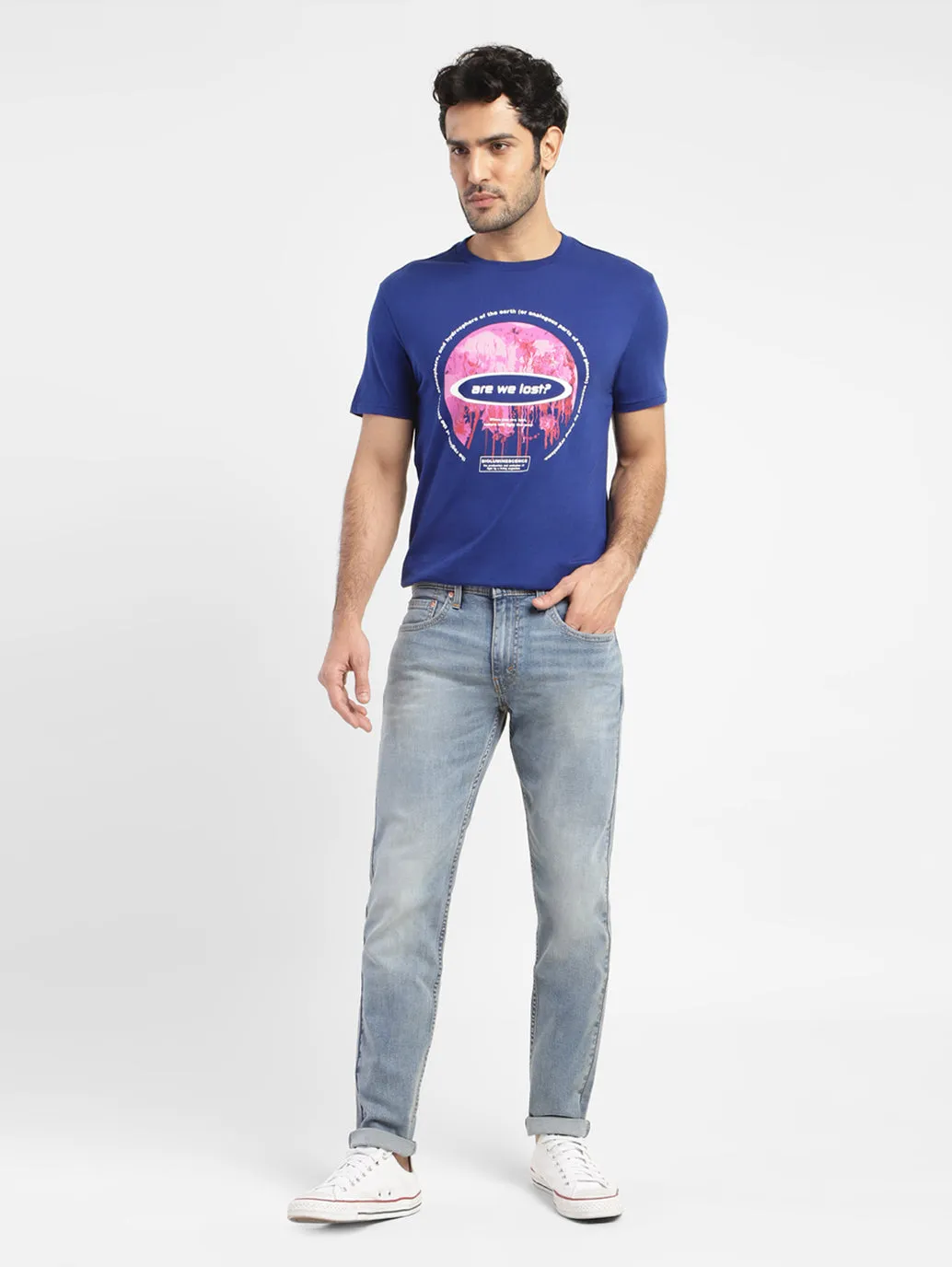 Men's Graphic Print Crew Neck T-shirt LEVI'S