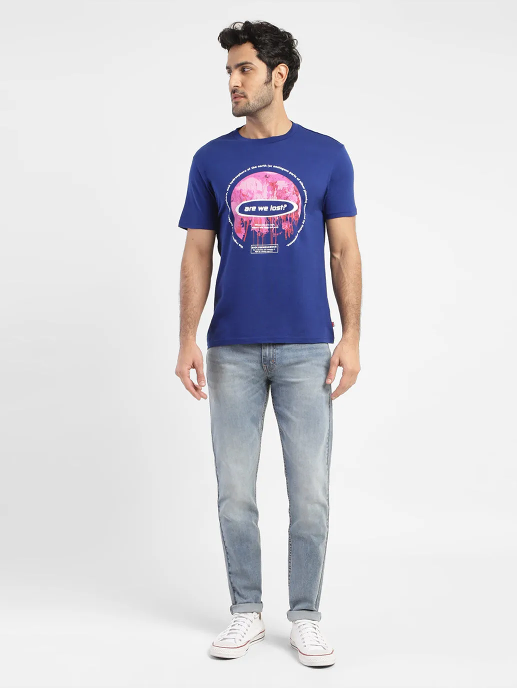 Men's Graphic Print Crew Neck T-shirt LEVI'S
