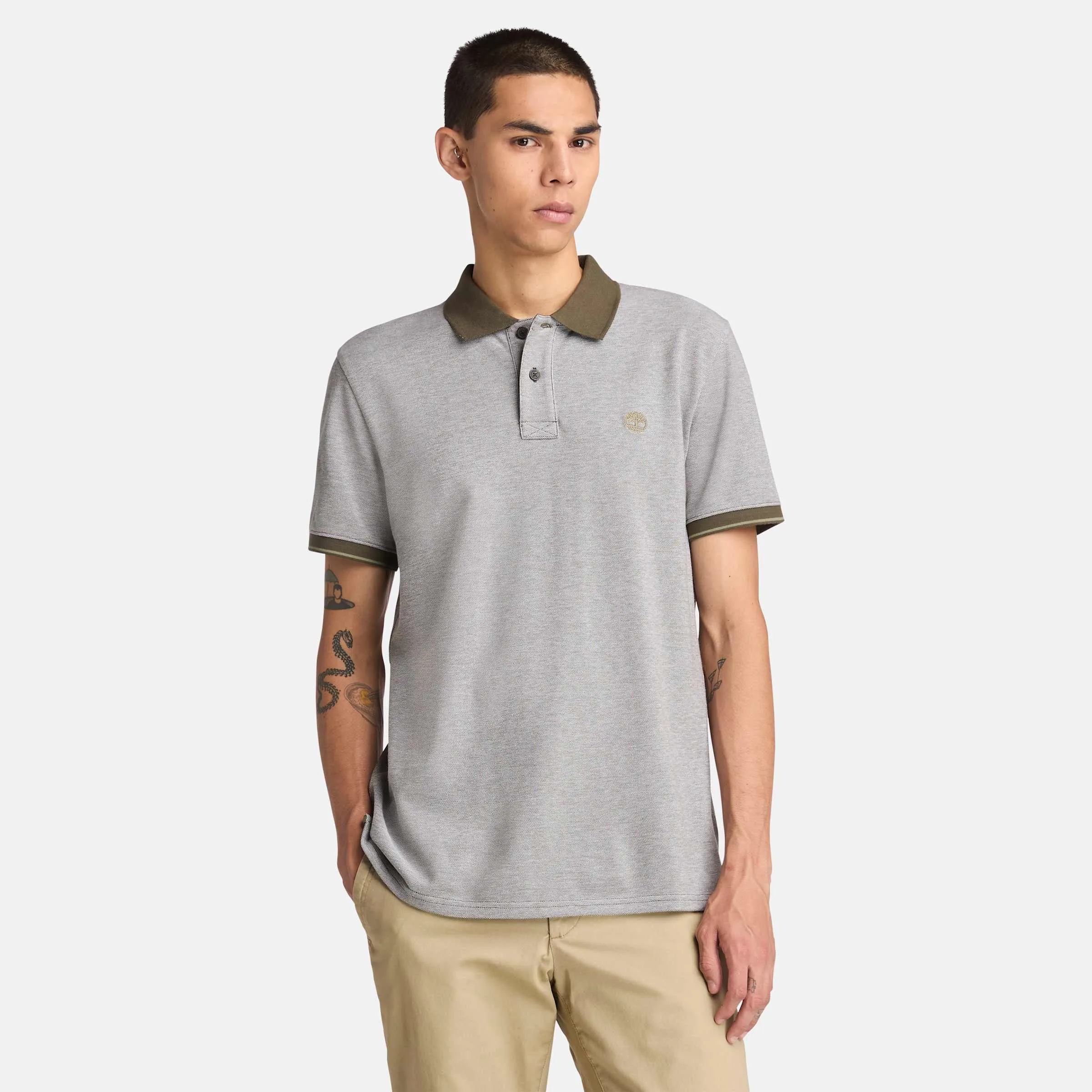 Men's Oyster River Short-Sleeve Oxford Polo Shirt