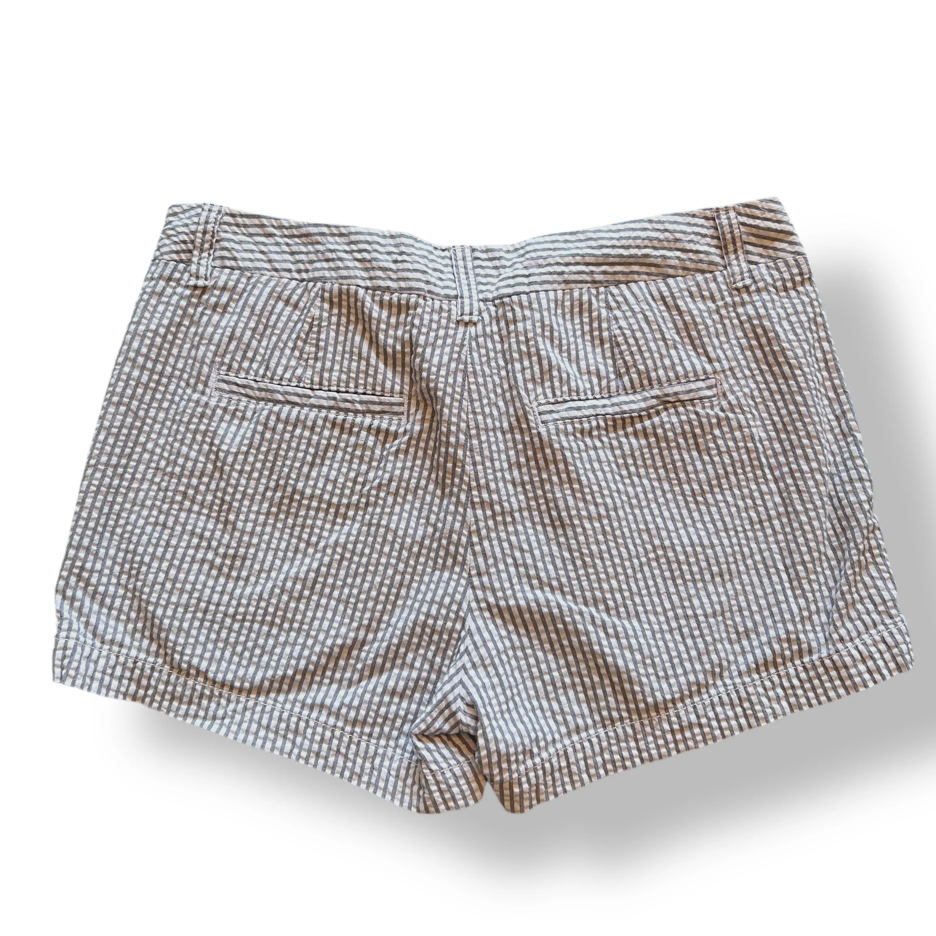 Merona Women's Size 4 Shorts 100% Cotton Pinstripe with Pockets