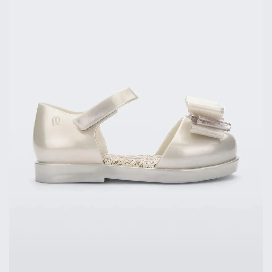 Metallic White Amy Barbie Sandals