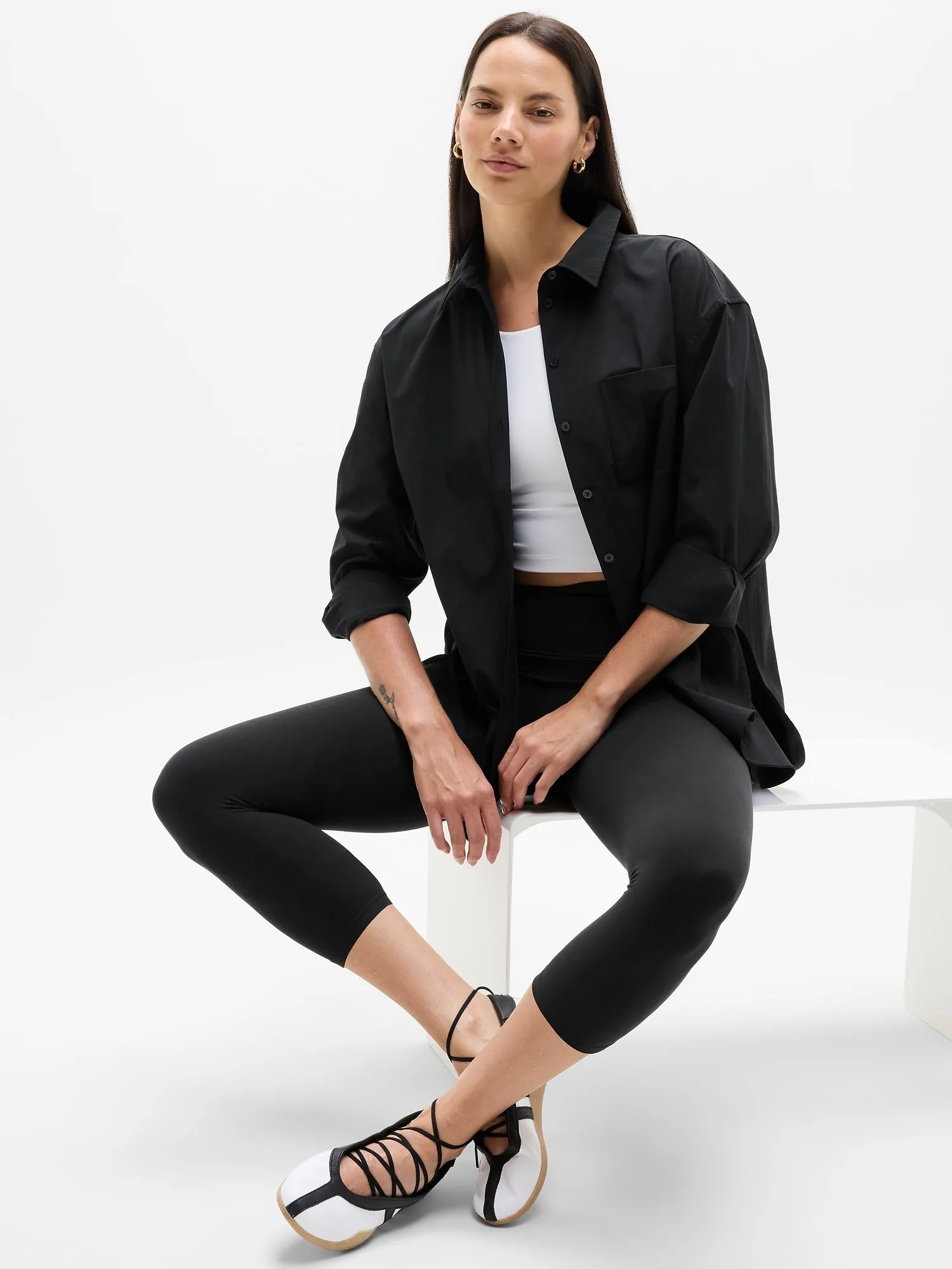 Midday Relaxed Poplin Shirt Ayhleta