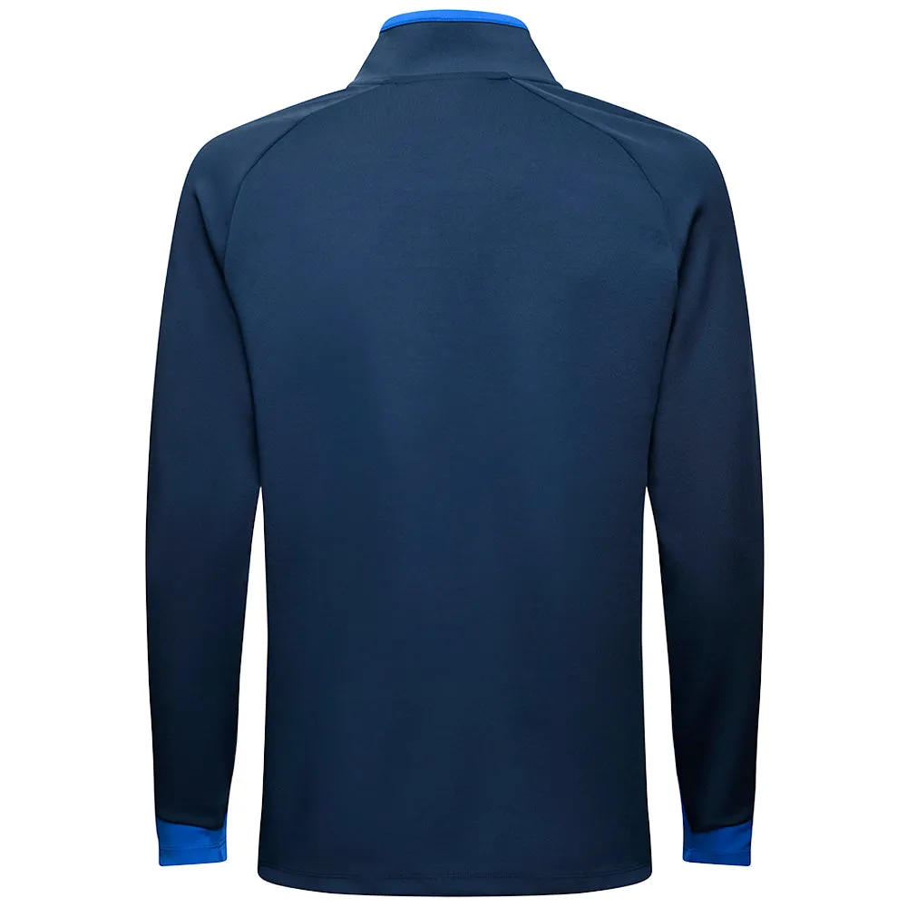 Mizuno V Stripe 1/4 Zip Pullover - Navy