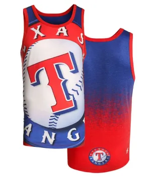 MLB Men's Texas Rangers Big Logo Tank Top Shirt, Red