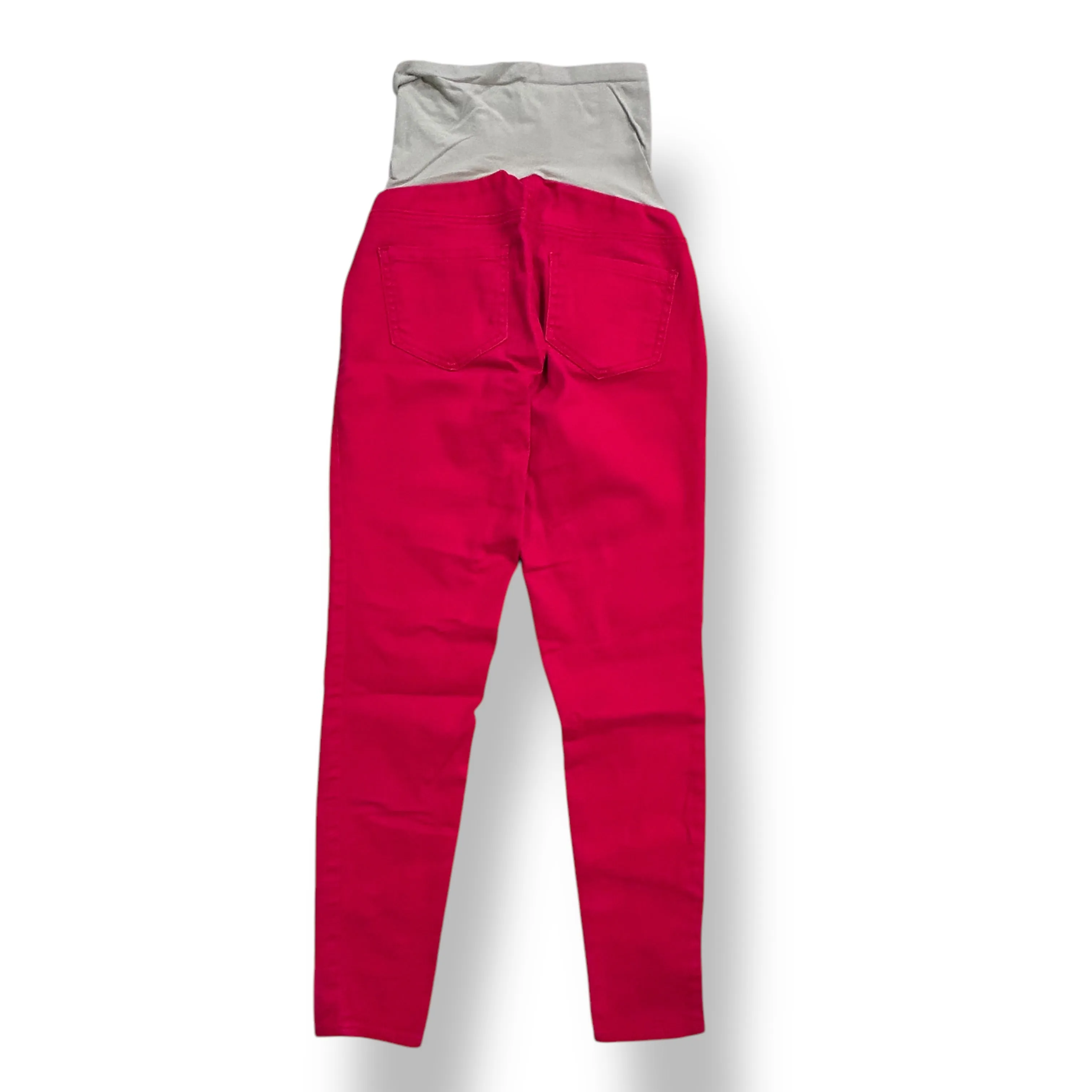 Motherhood Size 2 Red Full Panel Maternity Pants