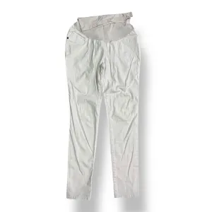 Motherhood Size M White Full Panel Skinny Fit Maternity Jeans