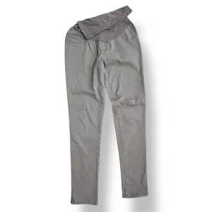 Motherhood Size S Full Panel Skinny Fit Tan Maternity Pants