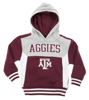 NCAA Kids Texas A&M Aggies Throwback Block Hoodie