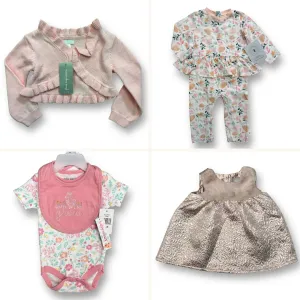 NEW! Baby Girl Size 3-6 Months Pink Collection of Spring and Summer Clothing