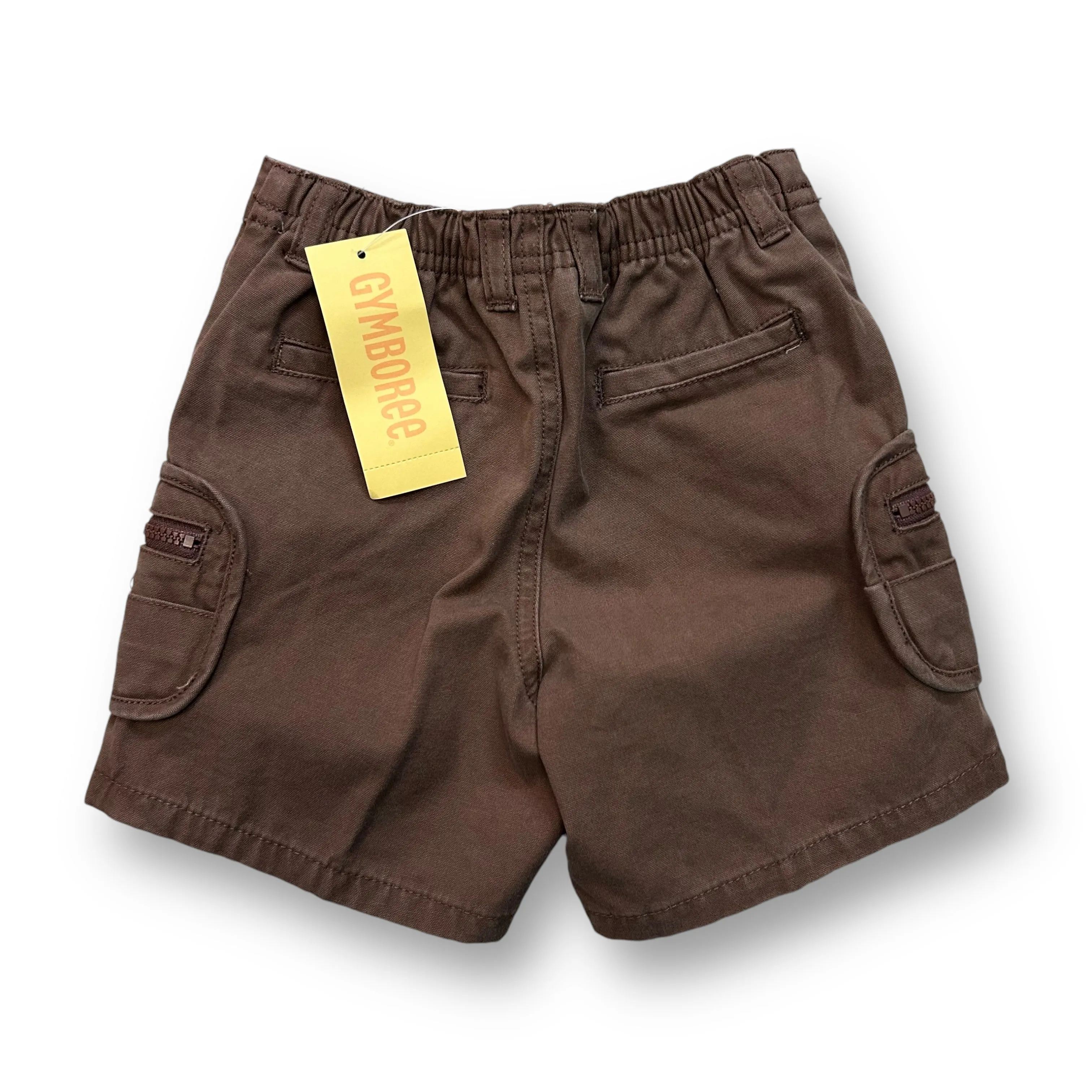 NEW! Boys Gymboree Size 18-24 Months Brown Elastic Waist Shorts