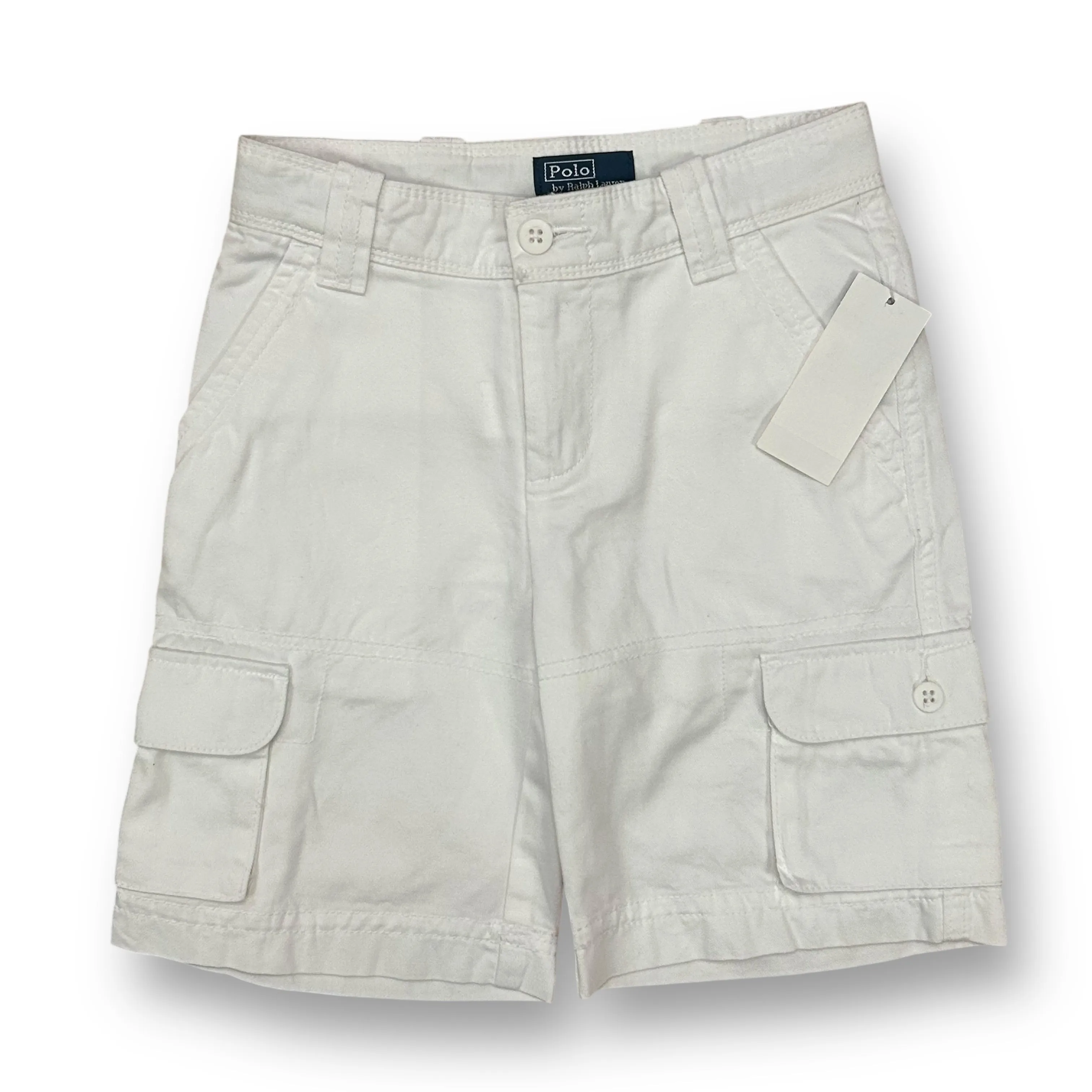 NEW! Boys Polo Size 5 White Shorts