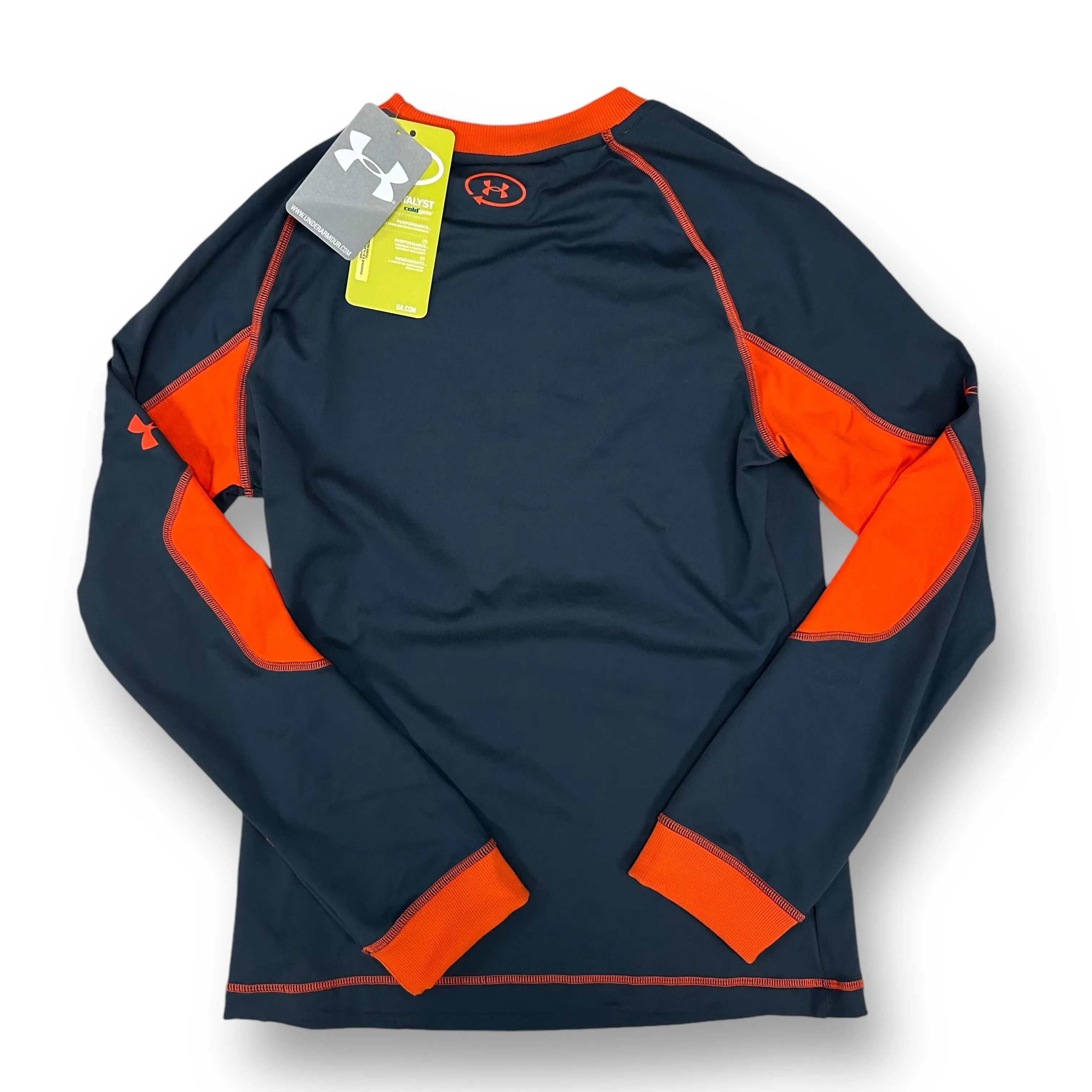 NEW! Boys Under Armour Catalyst Size 16/18 Long Sleeve Coldgear Shirt
