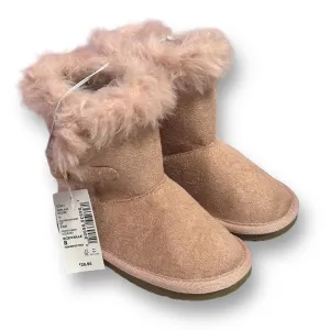 NEW! Children's Place Toddler Girl Size 8 Pink Furry Winter Boots