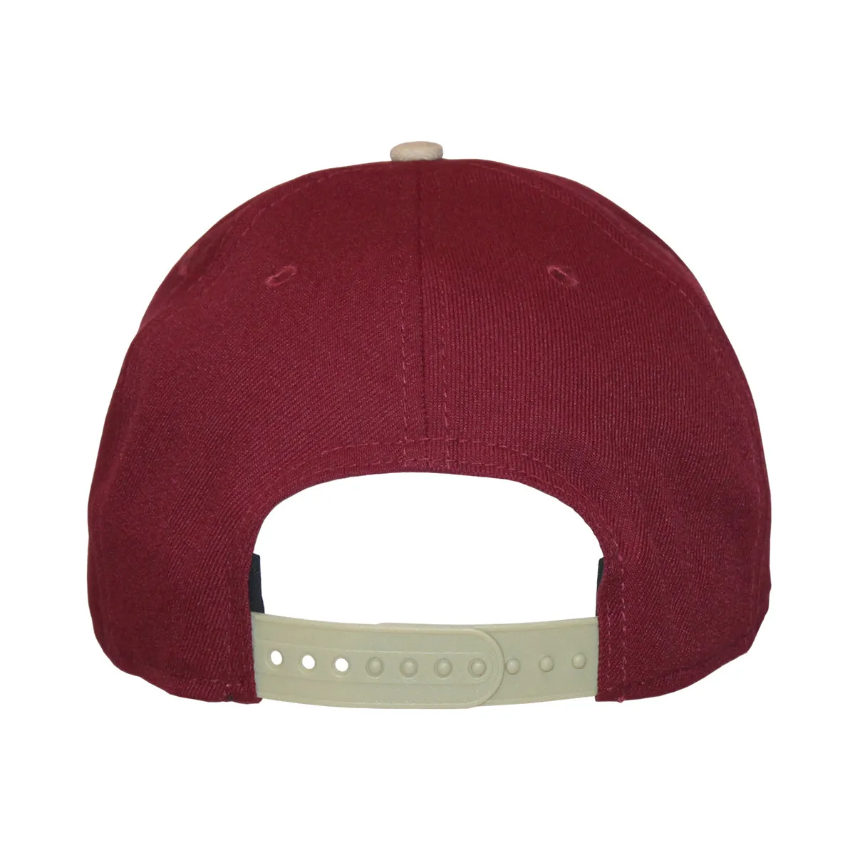 New Era Seminole Logo 950 Adjustable Flat Bill Cap - Garnet/Gold