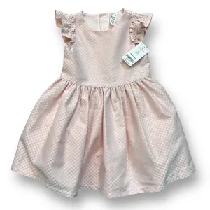 NEW! Girls Carter's Size 24 Months Pale Pink Polka Dot Fancy Dress