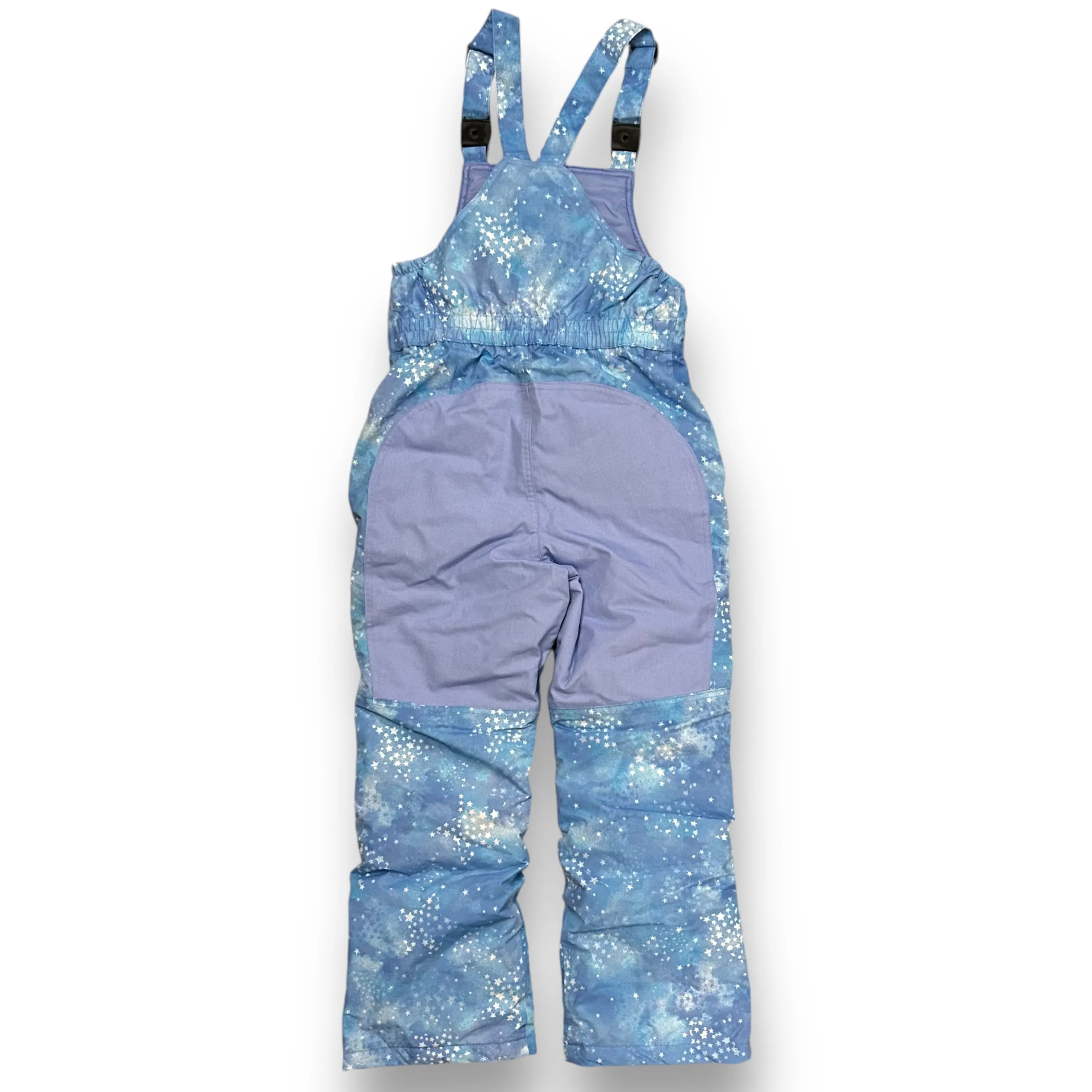 NEW! Girls Lands End Size 10 Blue & Purple Star Print Full Size Snow Suit