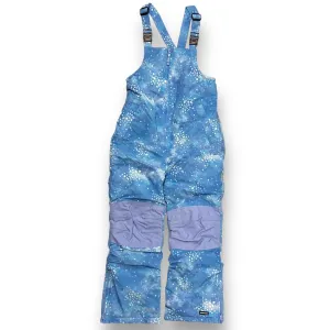 NEW! Girls Lands End Size 10 Blue & Purple Star Print Full Size Snow Suit
