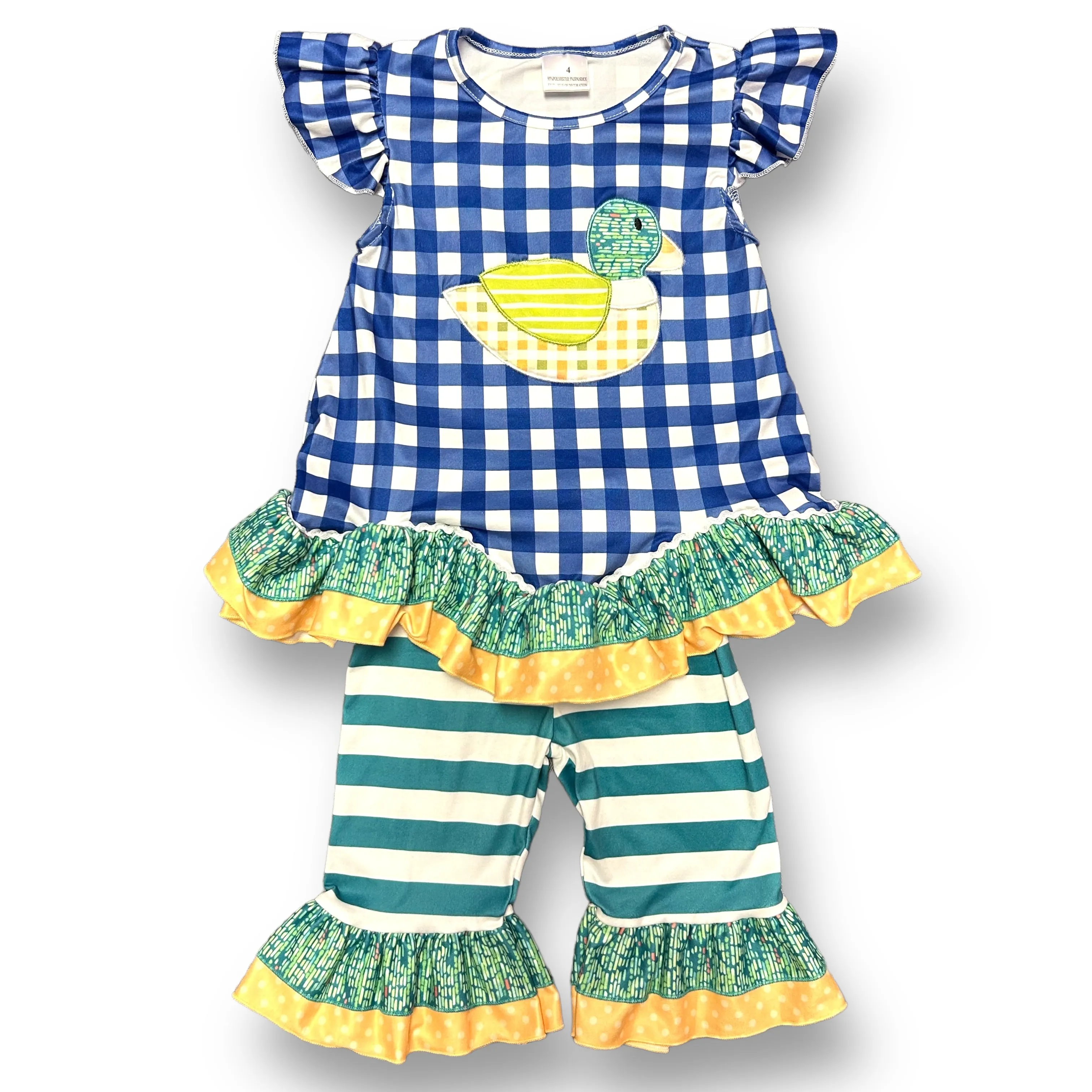 NEW! Girls Size 4/4T Mixed Lot Boutique Carter's Outfit, Shorts, Pajamas, Top