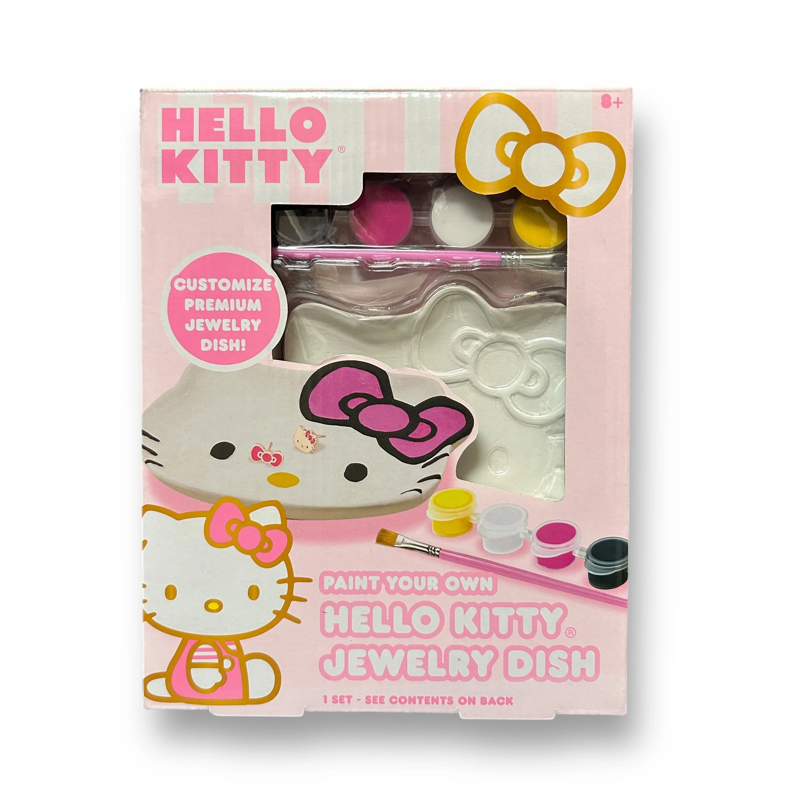 NEW! Hello Kitty Jewelry Dish Painting Craft Kit