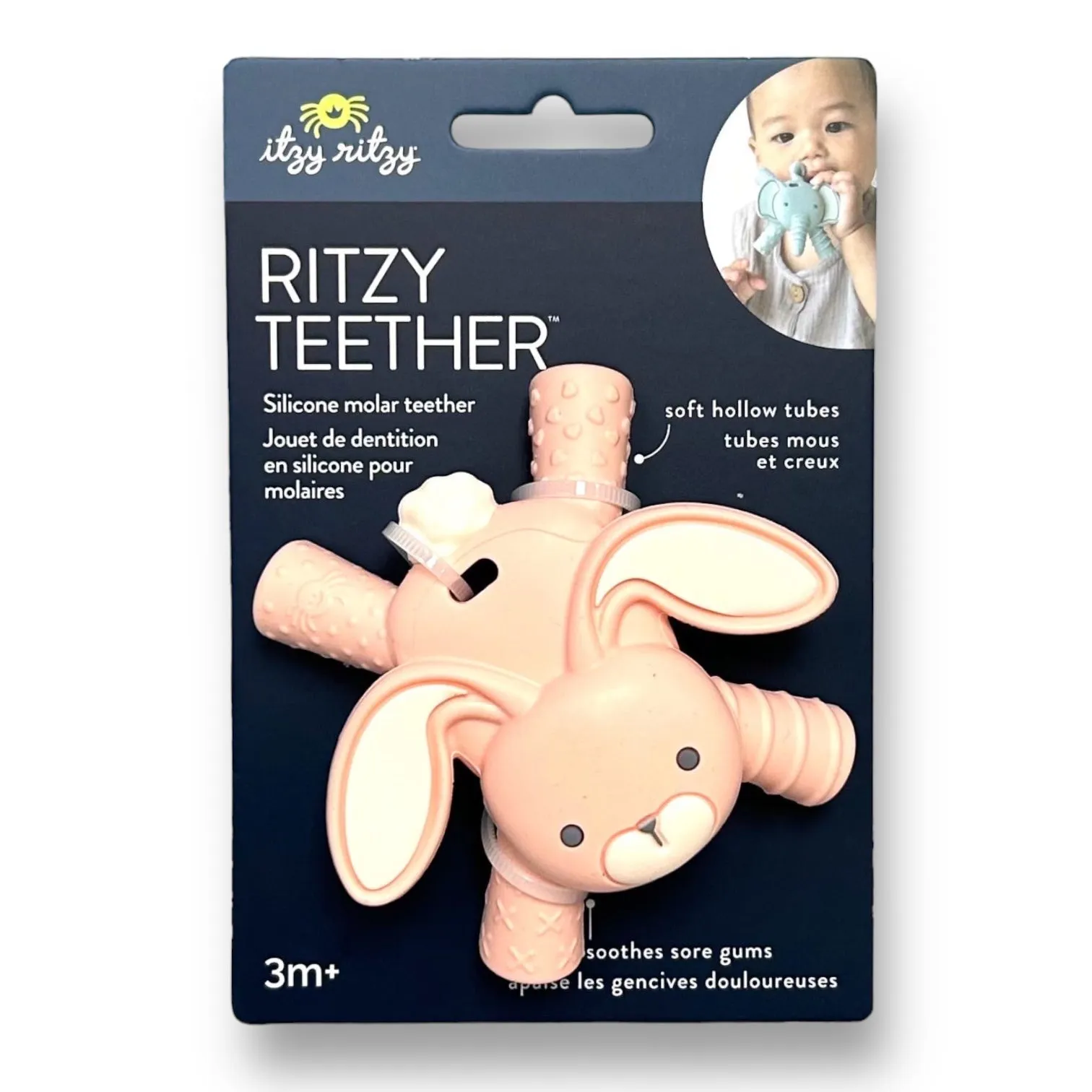 NEW! Itzy Ritzy 4-Pack BPA Free Baby Spoon, Fork, Teethers, and Rattle
