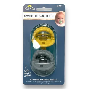 NEW! Itzy Ritzy Sweetie Soother BPA Free Food Grade Silicone Pacifier Set