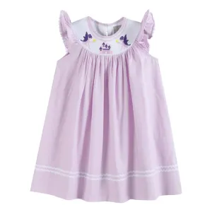 NEW! Lil Cactus Size 2T Purple Fairy Princess Smocked Boutique Sundress