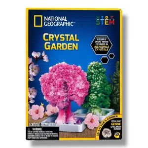 NEW! National Geographic Create Your Own Crystal Garden STEM Building Kit