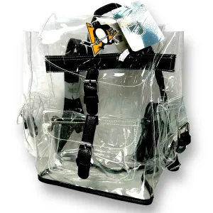 NEW! Official NHL Pittsburgh Penguins Hockey Gameday Arena Clear Backpack
