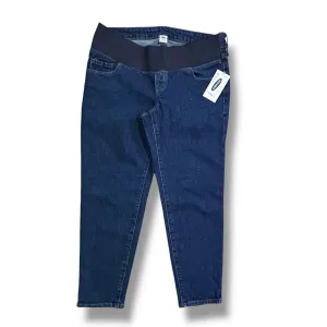 NEW! Old Navy Size 6 Short Denim Elastic Band Maternity Jeans