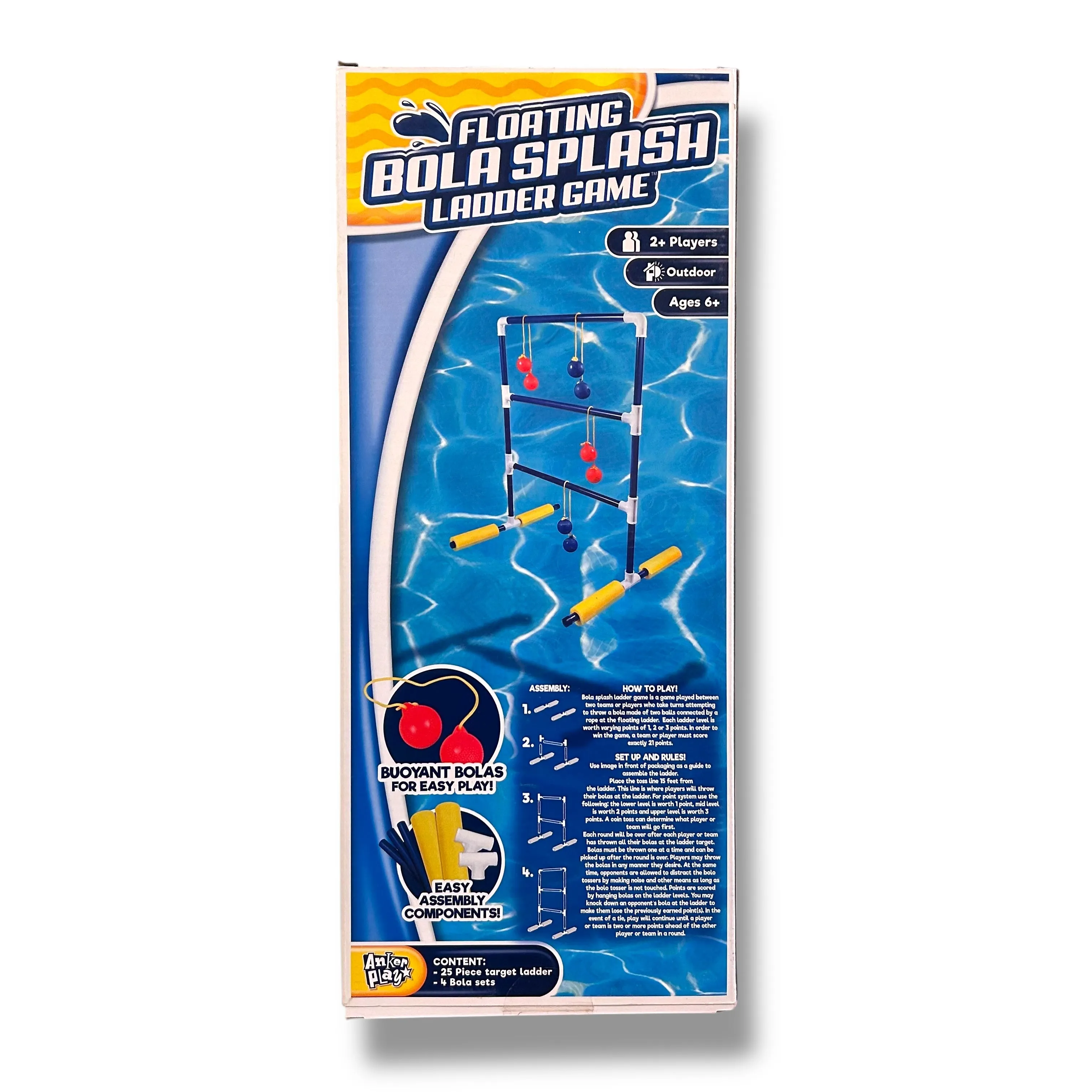 NEW! Swimming Pool Game: Floating Bola Splash Ladder Game