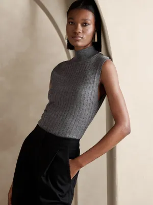 Nezha Merino Sweater Shell Banana Republic