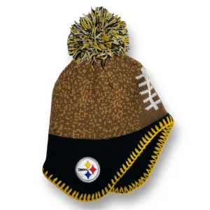 NFL Size Infant Black & Gold Embroidered Logo Pittsburgh Steelers Beanie