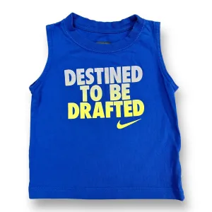 Nike Toddler Boy Size 2T Sleeveless Athletic Tee Royal Blue Sports Tank