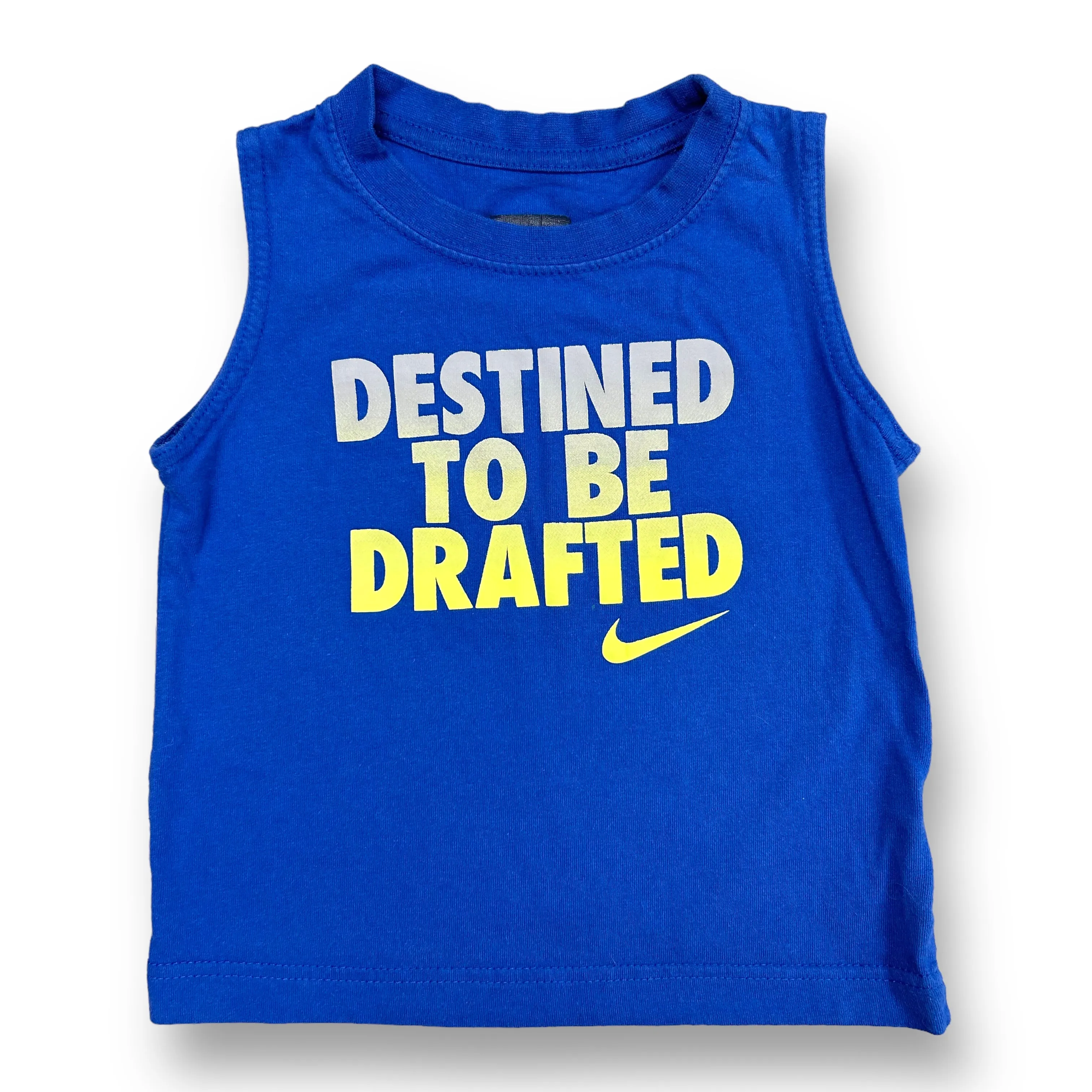 Nike Toddler Boy Size 2T Sleeveless Athletic Tee Royal Blue Sports Tank