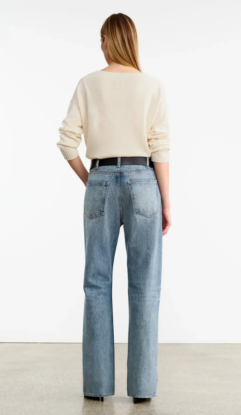 Nili Lotan Mid-rise relaxed leg Mitchell Jean Size 26 NWT