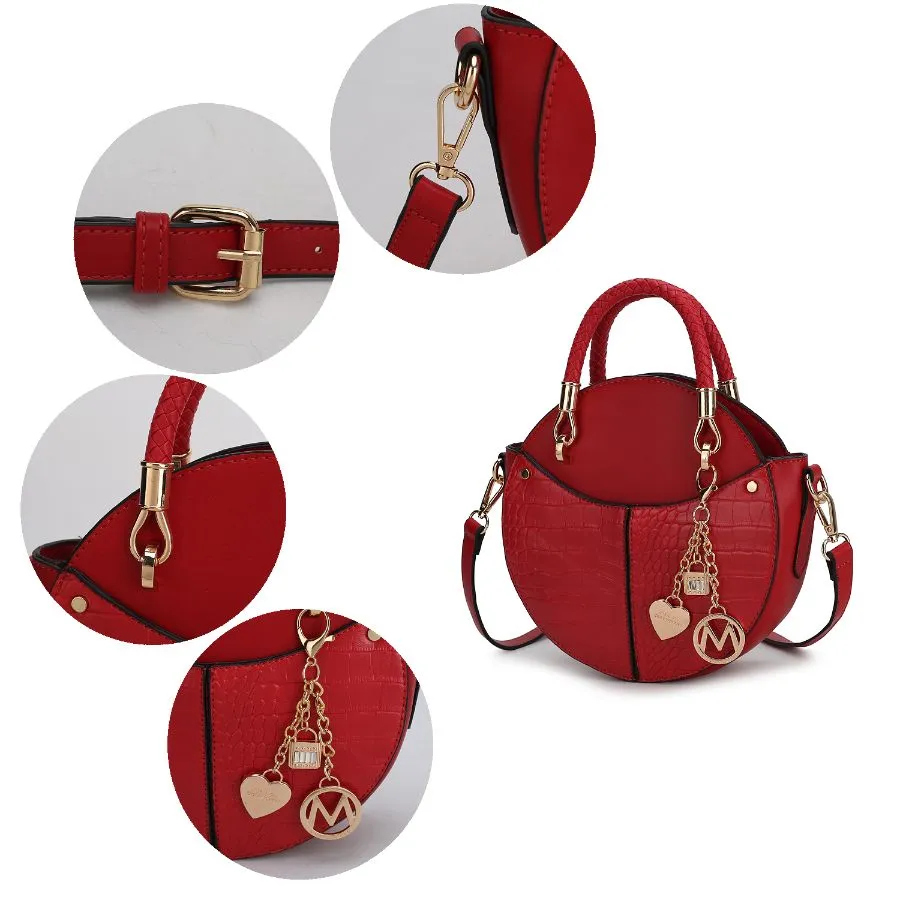 Nobella Croco Crossbody Handbag for Women's