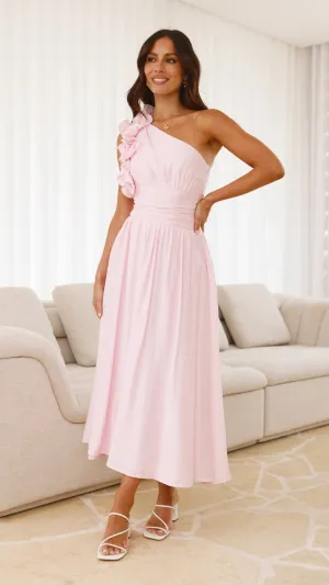 Okalani Midi Dress - Pink Billy J