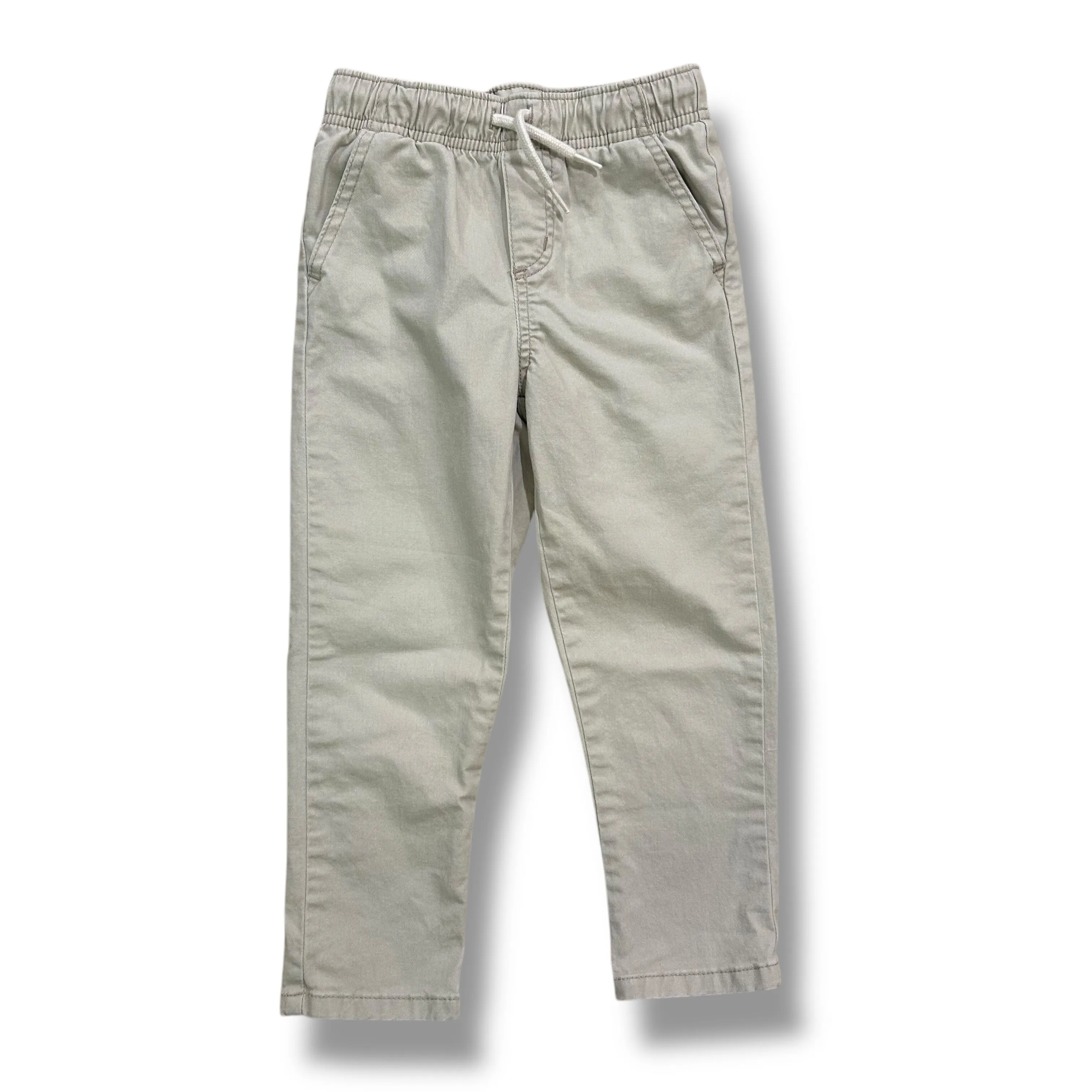 Old Navy Boys Size 3T Pull On Khaki Pants with Elastic Waistband