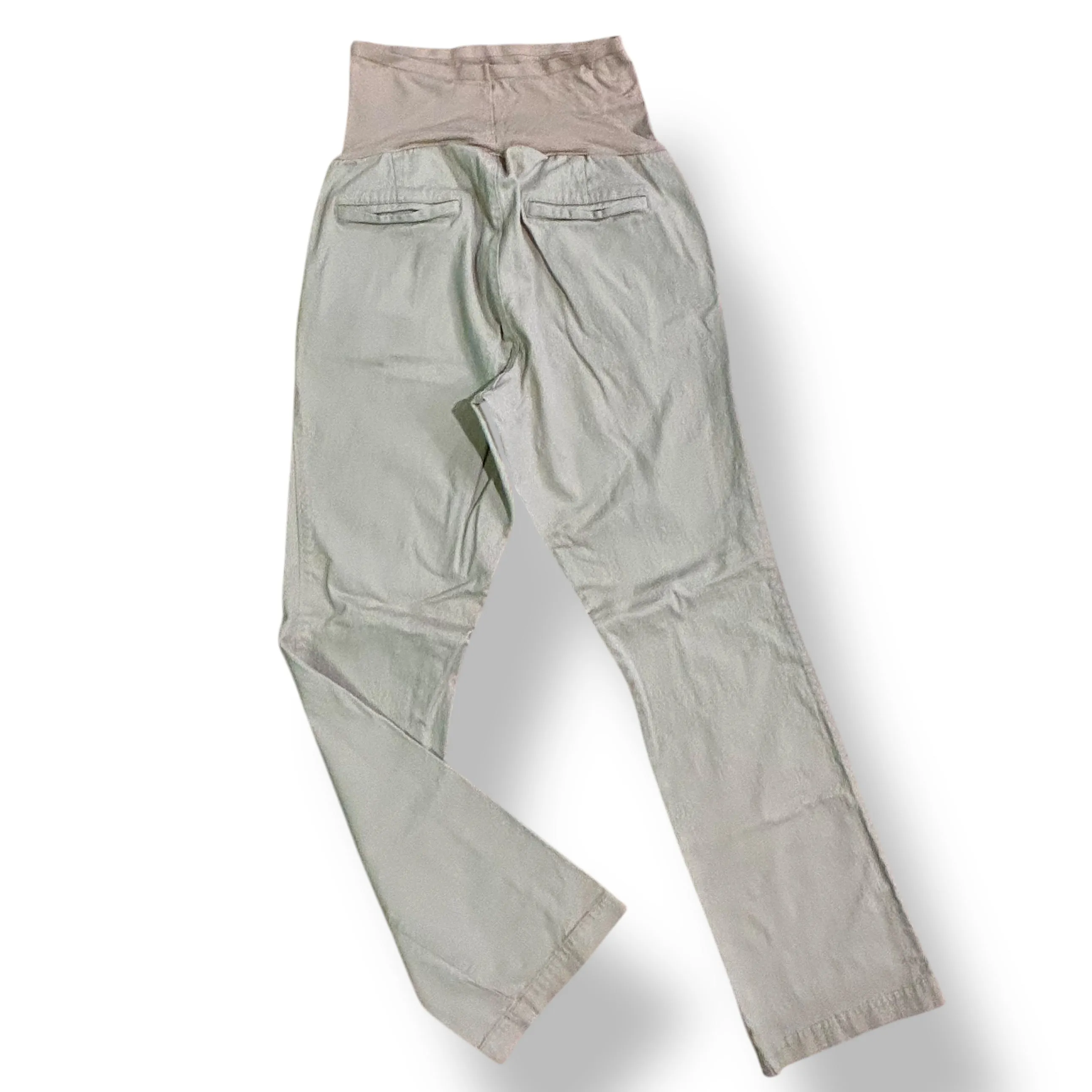Old Navy Size 8 Regular Fit Pleated Khaki Maternity Pants