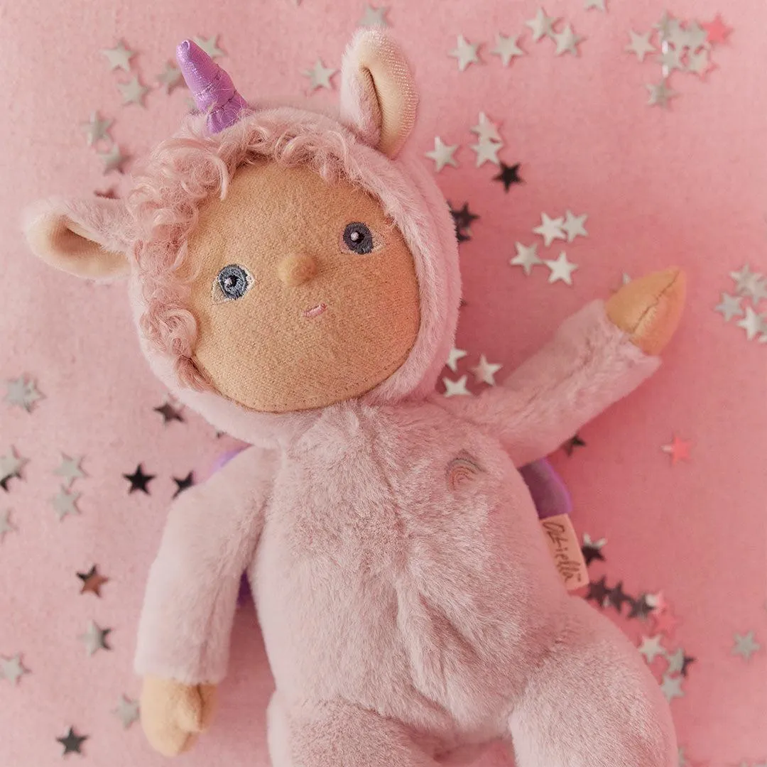 Olli Ella Dinky Dinkum Doll - Una Unicorn - Pink