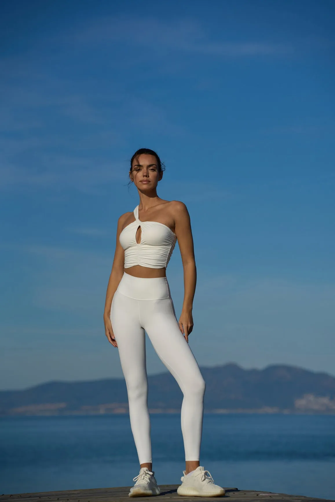 One Shoulder Ruched Bra WISKII
