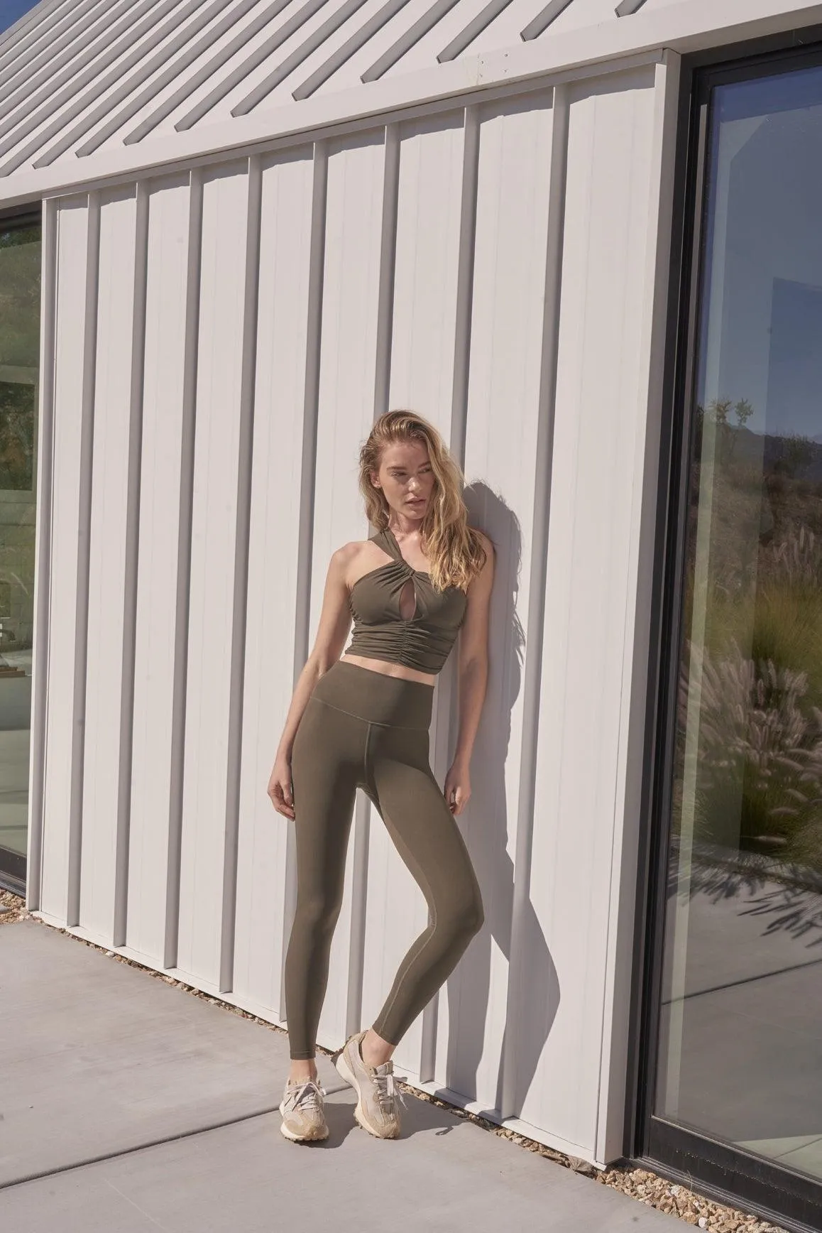 One Shoulder Ruched Bra WISKII