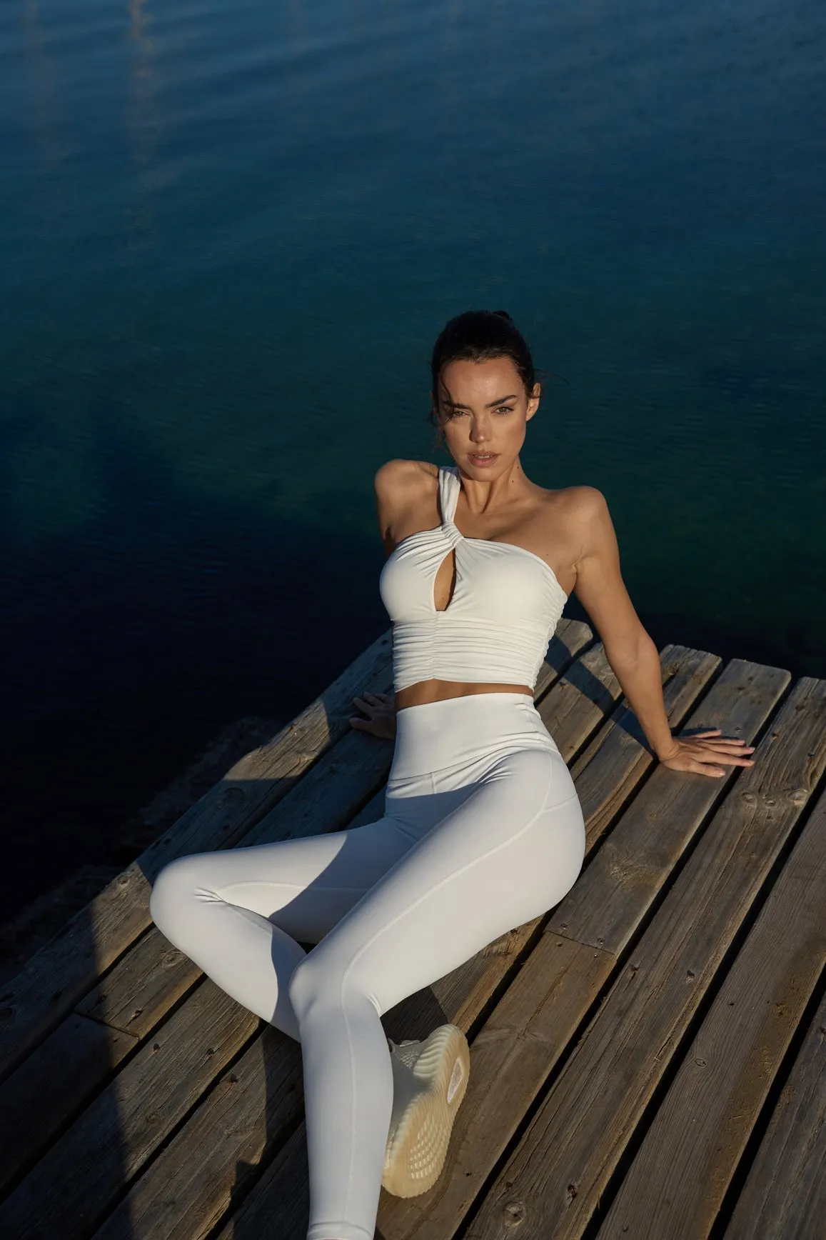 One Shoulder Ruched Bra WISKII