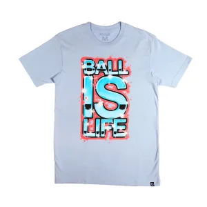 Original Metal Tee in Light Blue Ballislife