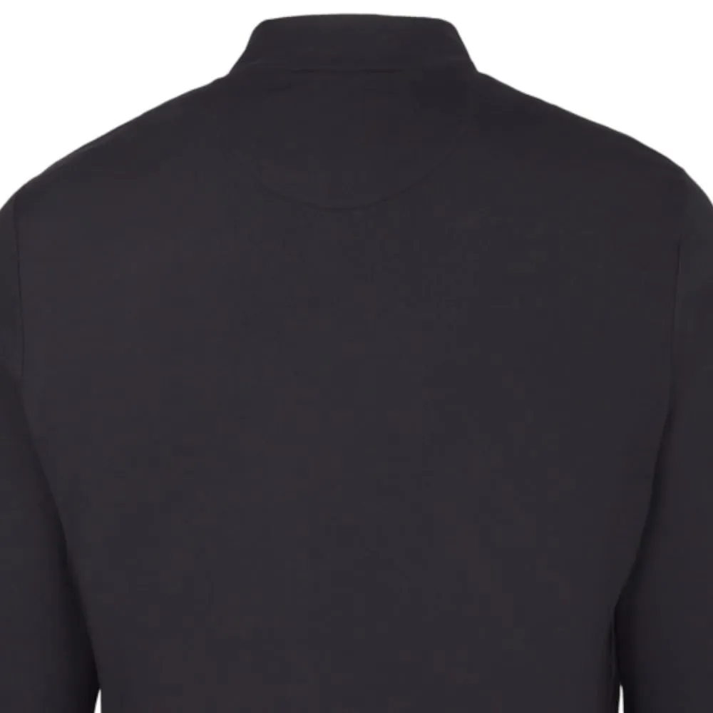 Original Penguin Lightweight 1/4 Zip Pullover - Caviar