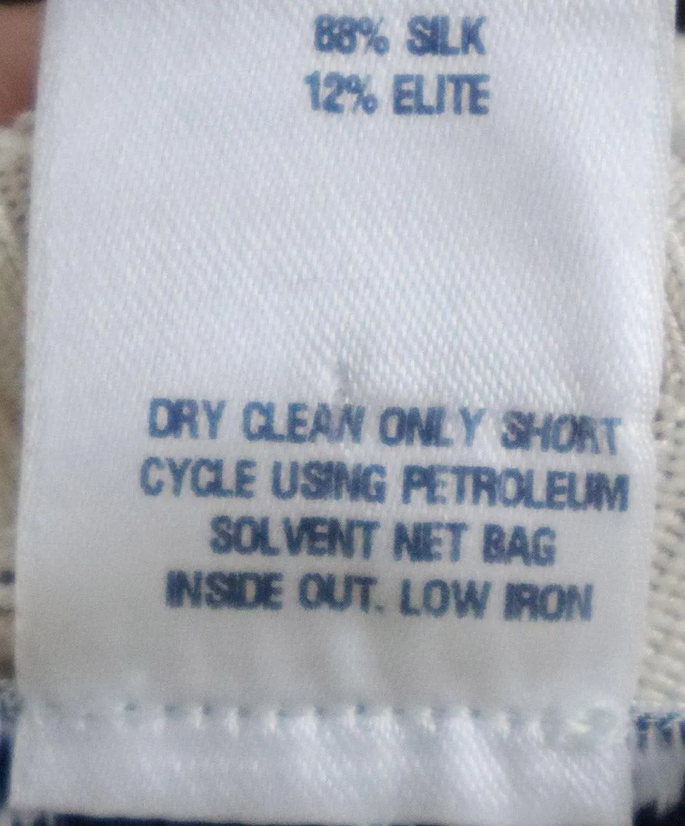 Oscar De La Renta Ivory Silk Sweater sz 8