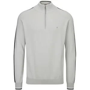 Oscar Jacobson Repton Pin Pullover - Lunar Grey/Black/White